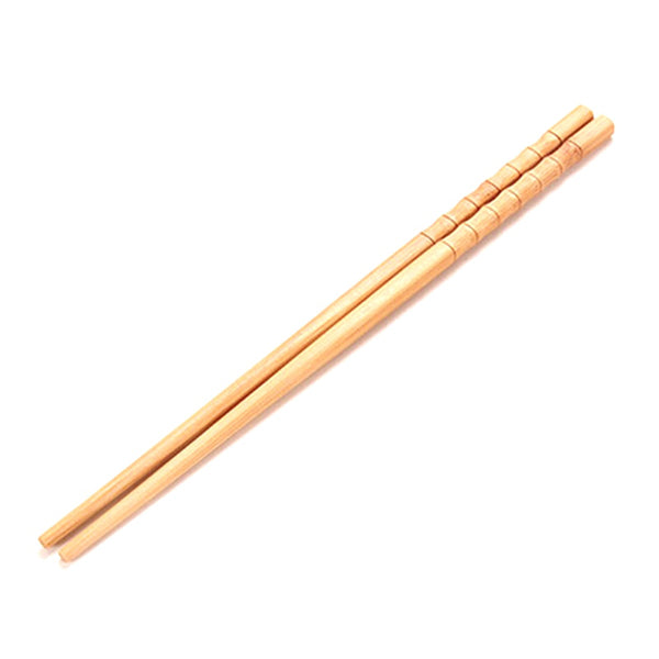 Baguettes en bois réutilisables, 1 paire baguettes en bambou