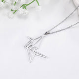 Collier grue origami pas cher