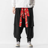 Pantalon traditionnel japonais homme noir