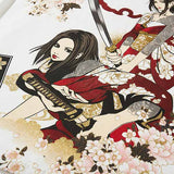 T-shirt japonais femmes avec katana