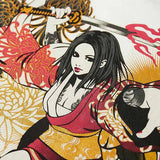 T-shirt japonais femme et tigre
