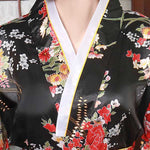 Kimono japonais femme noir