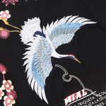 Tee-shirt aux motifs fleurs japonais