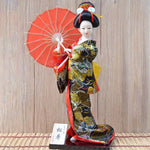Figurine Geisha Japonaise Ombrelle