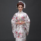 Acheter un kimono japonais blanc femme
