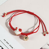 Bracelet porte bonheur japonais rouge