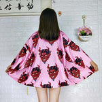 Cardigan kimono femme rose