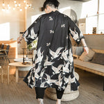 Cardigan kimono homme grue
