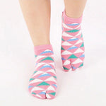Chaussettes tabi femme rose
