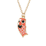 Collier poisson rouge