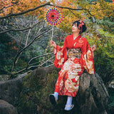 Costume japonais femme kimono pas cher