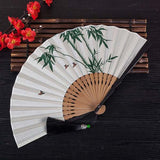 Éventail Traditionnel Japonais motif Bambou