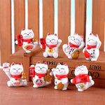 Figurine chat japonais (8 pièces)