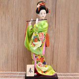 Figurine geisha japonaise flûte