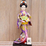 Figurine japonaise éventail