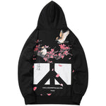 hoodies style japonais noir