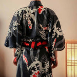 japonais kimono homme carpe koi