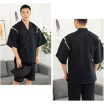 Jinbei homme noir kimono