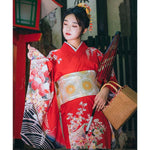 Kimono femme japonais traditionnel pas cher