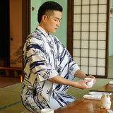 Kimono homme japonais motif bambou