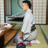 Kimono homme japonais retro traditionnel 