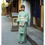 Kimono japon femme vert