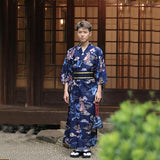 Kimono japon homme motifs dragon bleu