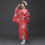 Kimono japonais femme rouge