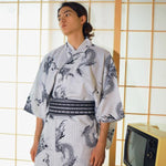 Kimono japonais homme motifs dragon