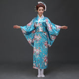 Kimono japonais long femme