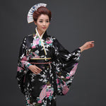 Kimono japonais noir achat