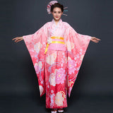 Kimono japonais rose