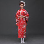 Kimono japonais rouge