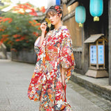 Kimono traditionnel japonais femme