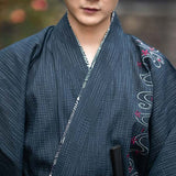 Kimono yukata homme brodé traditionnel