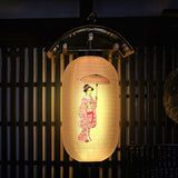 Lampe lanterne geisha japonaise 