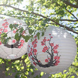 Lanterne japonaise papier sakura