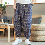 Pantalon large sarouel japonais