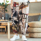 Pantalon style sarouel japonais
