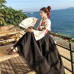 Robe japonaise femme traditionnelle 