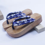 Sandales japonaises en bois couleur 3