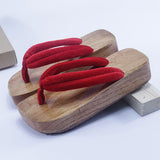 Sandales japonaises en bois couleur 8