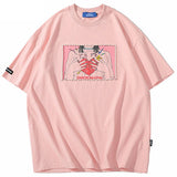 T-shirt cœur rose