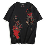 T-shirt dragon japonais et cerisier 