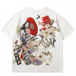 T-shirt geisha blanc