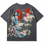 T-shirt geisha gris