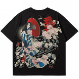 T-shirt geisha noir