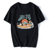 T-shirt japonais barque de sushi