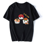 T-shirt japonais trio de sushi