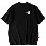 T-shirt japonais vague de Kanagawa Uniqlo noir